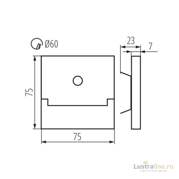 Подсветка для лестниц Kanlux Sabik 27374 Подсветка для лестниц Kanlux Sabik 27374