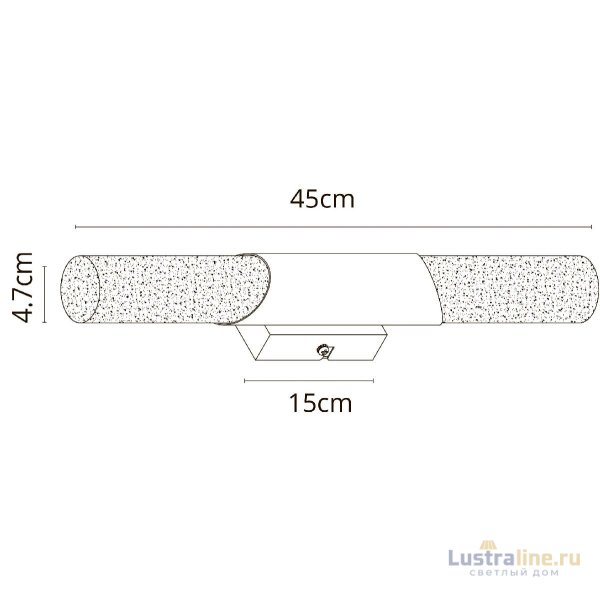 Подсветка для зеркал Arte Lamp Aqua-Bastone A2470AP-2PB