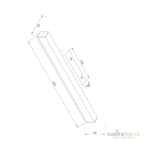 Подсветка для зеркал Maytoni Fichte MIR012WL-L9W4K