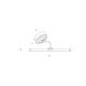 Подсветка для зеркал Maytoni Oculus MIR014WL-L9G3K