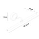 Подсветка для зеркал Arte Lamp Sol A7908AP-1BK