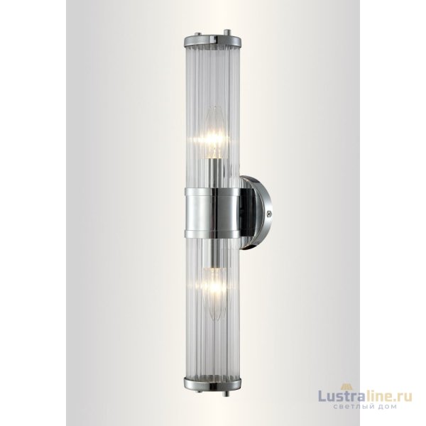 Подсветка для зеркал Crystal Lux Sancho SANCHO AP2 CHROME Подсветка для зеркал Crystal Lux Sancho SANCHO AP2 CHROME