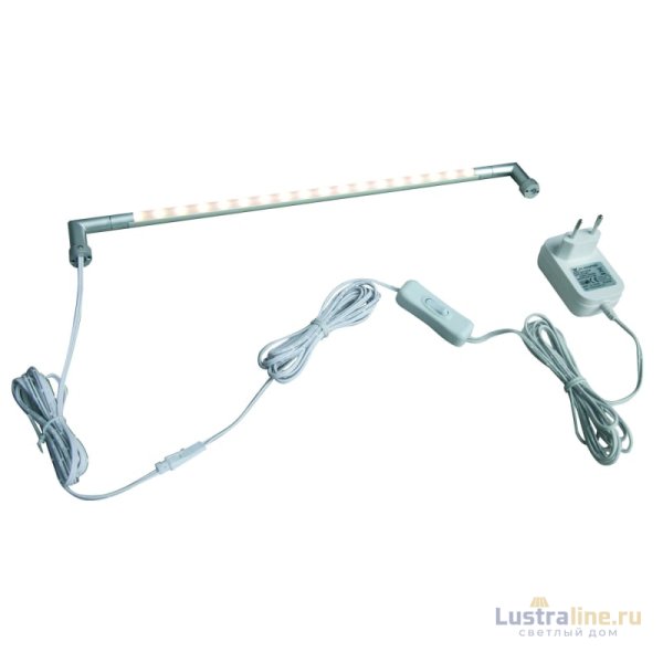 Подсветка для зеркал Uniel ULM-F31-5,5W/WW IP20 SILVER картон