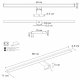Подсветка для зеркал Arte Lamp Stecca A2730AP-1CC