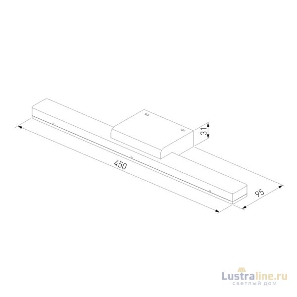 Подсветка для зеркал Elektrostandard Protect LED белый MRL LED 1111 4690389169762