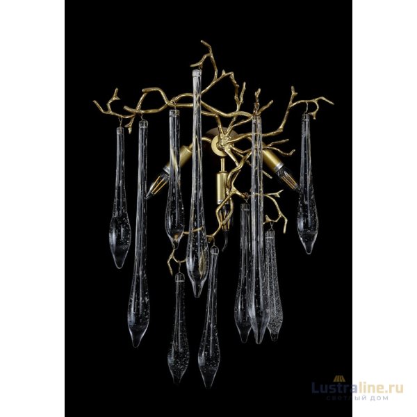 Бра Crystal Lux Reina REINA AP3 GOLD PEARL