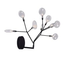 Бра Crystal Lux Evita AP9 BLack/Transparent