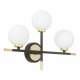 Бра Lumina Deco Marsiada LDW 6033N-3 BK+F.GD