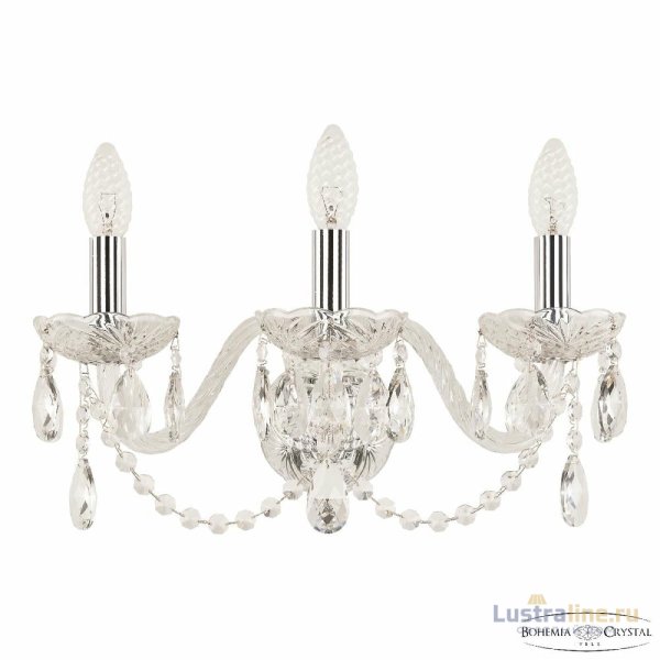 Бра Bohemia Ivele Crystal 101B/3/165 Ni