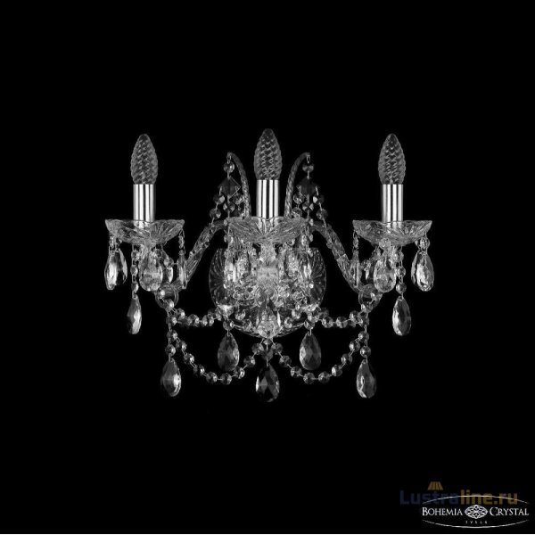Бра Bohemia Ivele Crystal 1411B/3/160 Ni Бра Bohemia Ivele Crystal 1411B/3/160 Ni