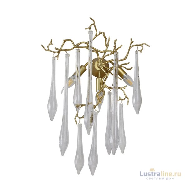 Бра Crystal Lux Reina REINA AP3 GOLD PEARL