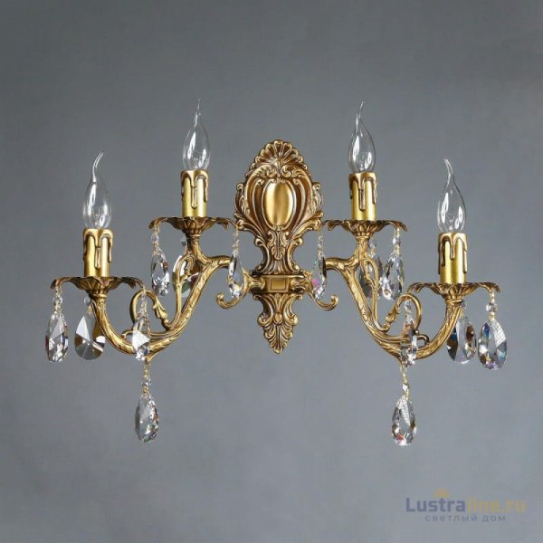 Бра Ambiente Alicante 8888/2+2 AB Tear drop Бра Ambiente Alicante 8888/2+2 AB Tear drop