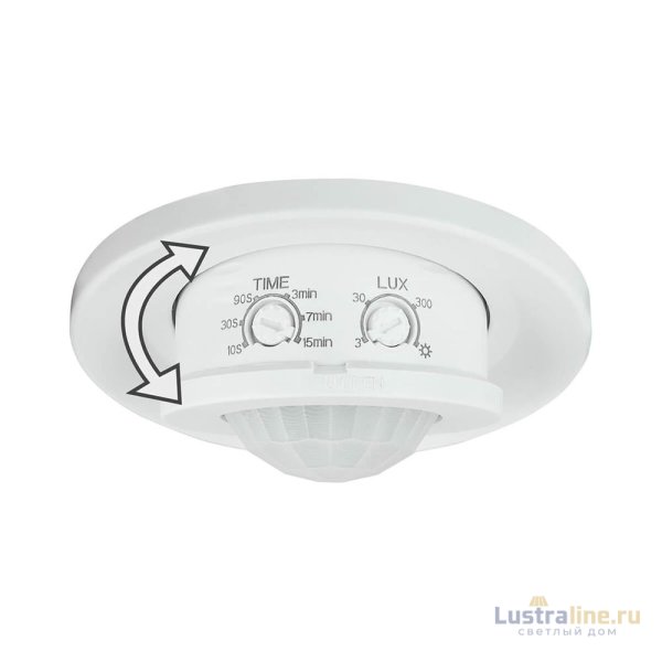 Датчик движения Elektrostandard SNS-M-12 8M 2,2-4M 800W IP20 360 4690389126727
