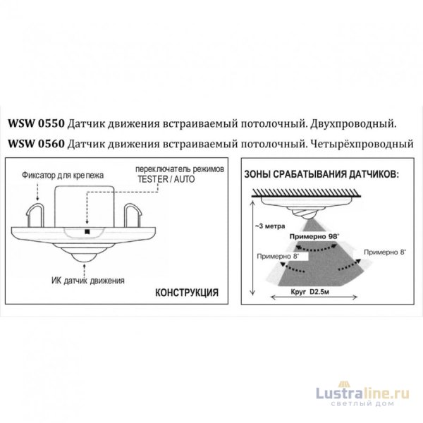 Датчик движения SHIN DONG-A WSW 0560