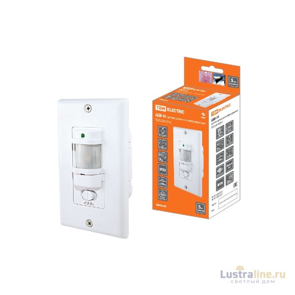 Датчик движения инфракрасный TDM Electric ДДВ-02 SQ0324-0012