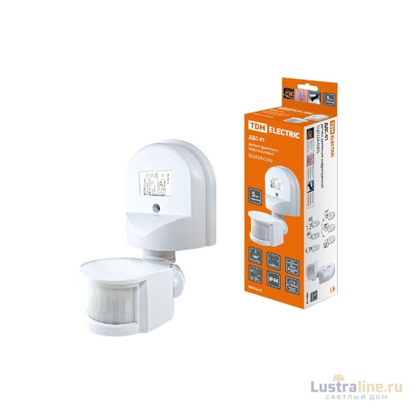 Датчик движения инфракрасный TDM Electric ДДС-01 SQ0324-0006