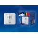 Датчик движения (06565) Uniel USN-13-360R-1200W-3LUX-12M-0,6-1,5m/s-WH