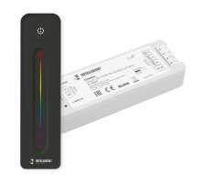Диммер Arlight SMART-SET-PWM-104-52-RGB-SUF White (12-24V, 3x4A, ПДУ LINE, 2.4G) 036189