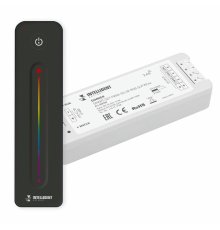 Диммер Arlight SMART-SET-PWM-104-52-RGB-SUF White (12-24V, 3x4A, ПДУ LINE, 2.4G) 036189