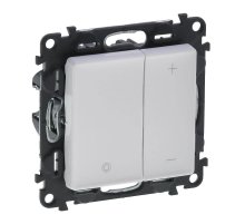 Светорегулятор Legrand Valena Life клавишный без нейтрали белый 752462