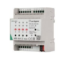 Диммер Arlight KNX-204-Dim-Din (12-48V, 8x0.35/4x0.7/2x1A) 025660