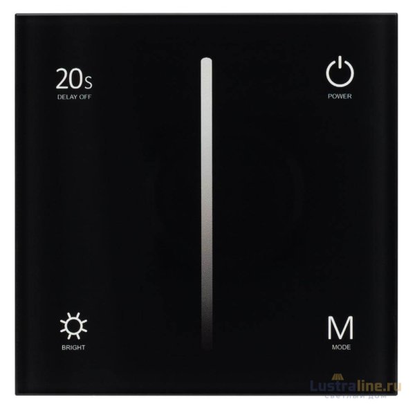 Панель Arlight Smart-P36-Dim-IN Black (230V, 1.2A, Triac, Sens, 2.4G) 028110