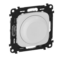 Светорегулятор Legrand Valena Allure поворотный без нейтрали белый 752760