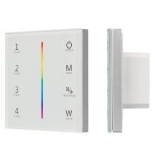 Панель Arlight Sens Smart-P22-RGBW White (12-24V, 4x3A, 2.4G) 025168