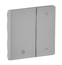 Лицевая панель Legrand Valena Life светорегулятора клавишного алюминий 754892