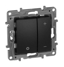 Диммер кнопочный Legrand Etika без нейтрали 400W антрацит 672618