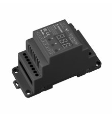 Диммер Arlight SMART-DALI-104-62-ADDR-DIM-DT6-DIN Black (12-24V, 4x5A) 039147