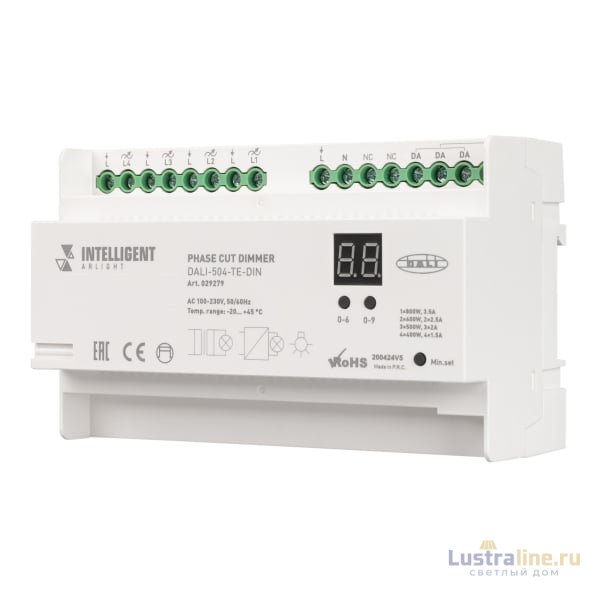 Диммер Arlight DALI-504-TE-DIN 230V 4x2A 029279