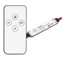 Диммер Arlight Smart-Mini-Dim-Set (12-24V, 1x4A, ПДУ 4кн, IR) 031593