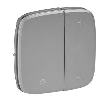 Лицевая панель Legrand Valena Allure светорегулятора клавишного алюминий 752087