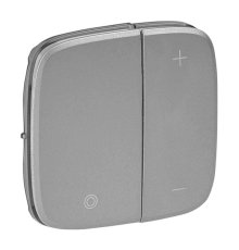 Лицевая панель Legrand Valena Allure светорегулятора клавишного алюминий 752087