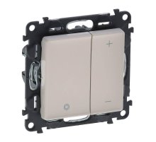 Светорегулятор Legrand Valena Life клавишный без нейтрали слоновая кость 752562