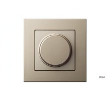 Светорегулятор светодиодный поворотный нажимной 100 Вт Liregus Epsilon 28-3081