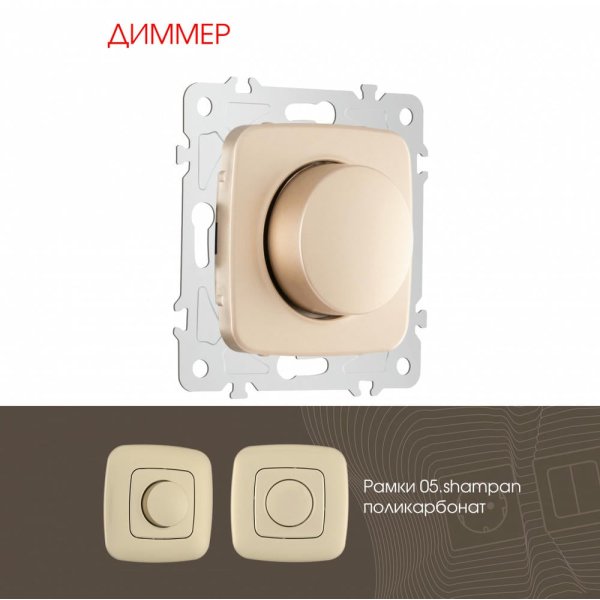 Диммер Arte Milano 205.48-1.shampan