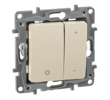 Диммер кнопочный Legrand Etika без нейтрали 400W слоновая кость 672318