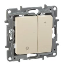 Диммер кнопочный Legrand Etika без нейтрали 400W слоновая кость 672318
