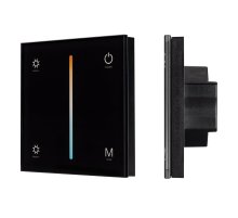 Панель Arlight Smart-P21-Mix-G-IN Black (12-24V, 4x3A, Sens, 2.4G) 033765