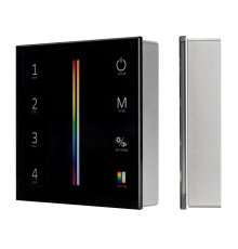Панель Arlight Sens Smart-P55-Multi Black (3V, 4 зоны, 2.4G) 028310