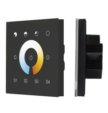 Сенсорная панель Arlight DALI-901-11-1G-4SC-MIX-DT8-IN Black BUS/230V 037195