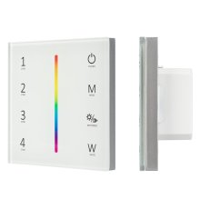 Панель Arlight Sens Smart-P45-RGBW White (230V, 4 зоны, 2.4G) 028140
