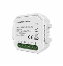 Одноканальное Wi-Fi реле-диммер Denkirs Relay RL1003-DM/1