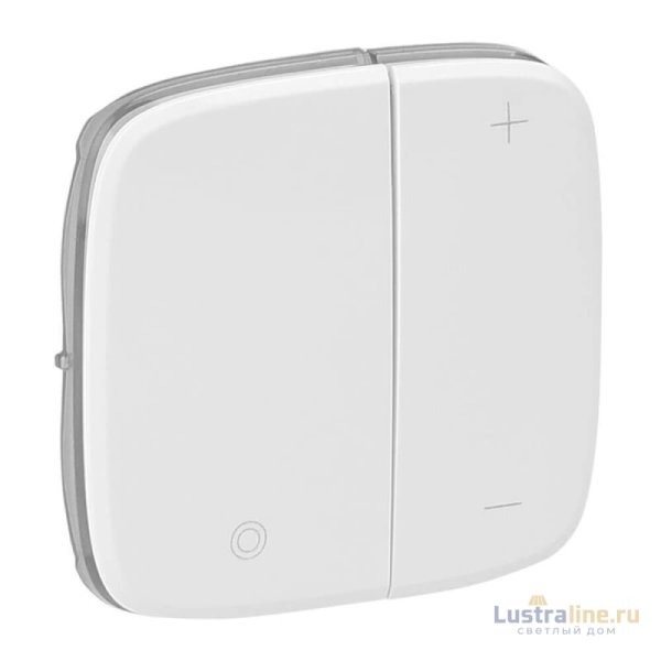 Лицевая панель Legrand Valena Allure светорегулятора клавишного белая 752085
