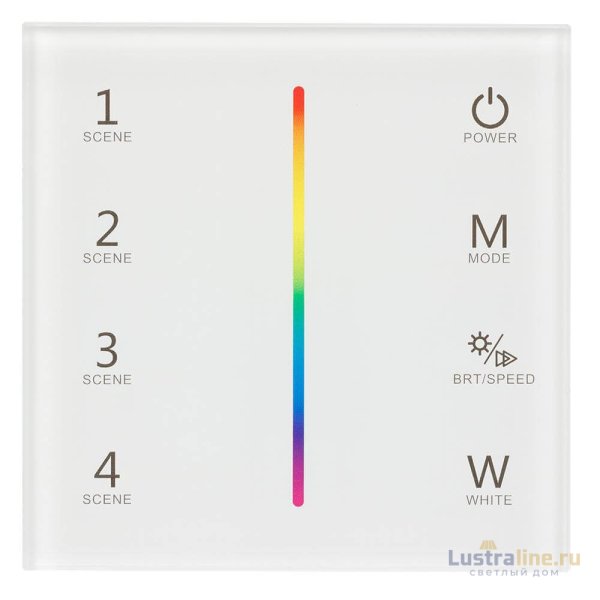Панель Arlight Sens Smart-P22-RGBW White (12-24V, 4x3A, 2.4G) 025168