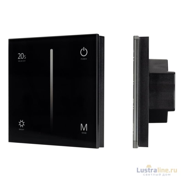 Панель Arlight Smart-P35-Dim-IN Black (230V, 0-10V, Sens, 2.4G) 028113