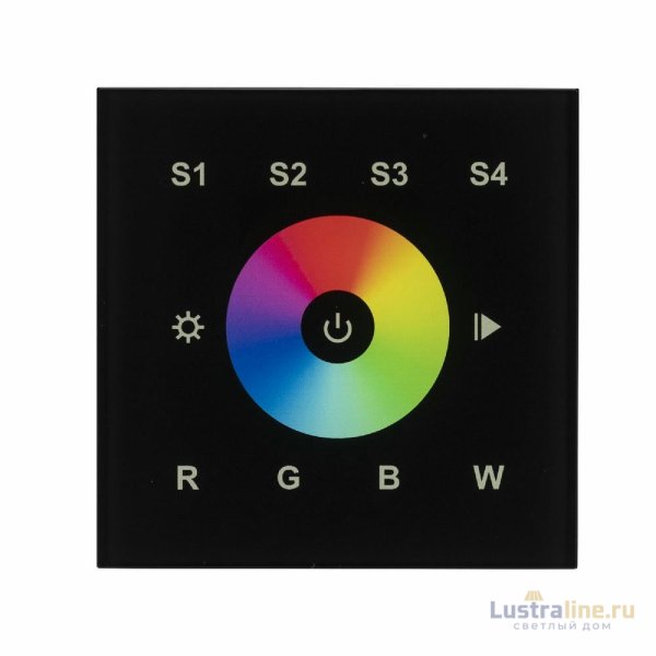 Сенсорная панель Arlight DALI-901-11-1G-4SC-RGBW-DT8-IN Black BUS/230V 037199