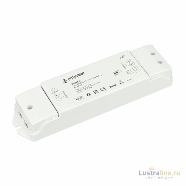 Диммер Arlight SMART-PWM-102-72-CDW-PD-SUF (12-36V, 2x5A, ZB, 2.4G) 037341